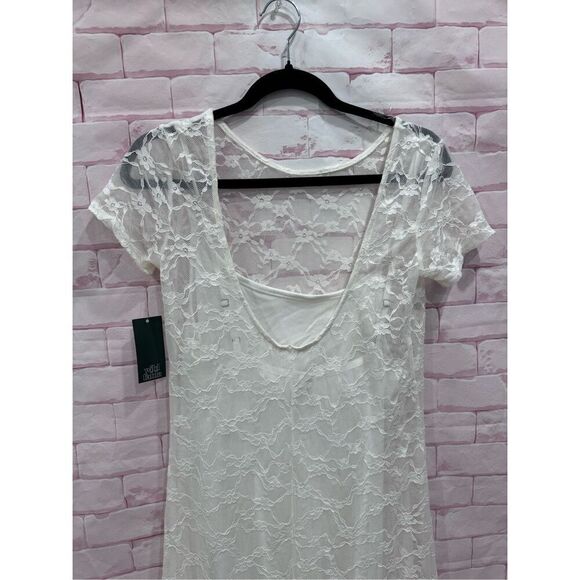 Women's Tube Sequin Mesh Jumpsuit - Wild Fable Slate Blue S - Picture 7 of 9